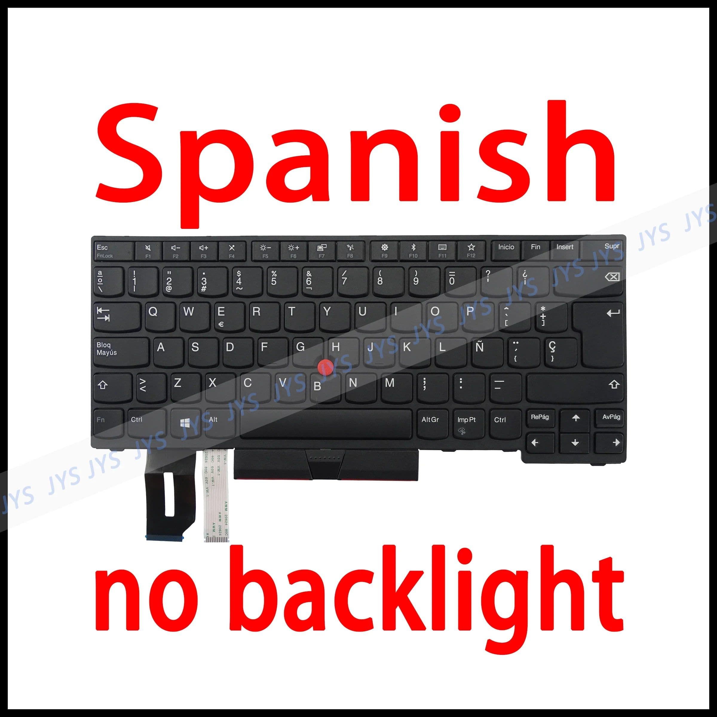 image-Laptop Replacement Keyboard for Lenovo ThinkPad E480 E485 E490 E495 L380 L390 L480 R480 T480S L490 T490 T495 01YP400 01YP280