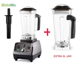 image-BioloMix 3HP 2200W Heavy Duty Commercial Grade Timer Blender Mixer Juicer Fruit Food Processor Ice Smoothies BPA Free 2L Jar