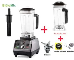 image-BioloMix 3HP 2200W Heavy Duty Commercial Grade Timer Blender Mixer Juicer Fruit Food Processor Ice Smoothies BPA Free 2L Jar
