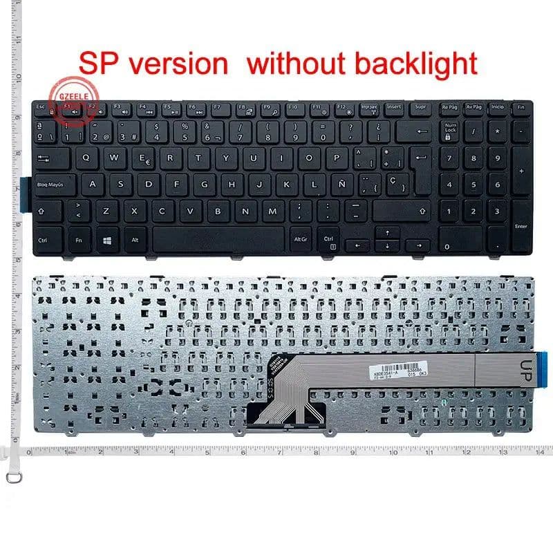 image-US/UK/SP keyboard For Dell Inspiron 15 3000 5000 3541 3542 3543 5542 3550 5545 5547 3551 3552 3559 3565 3567 3551 3558 5566 5748