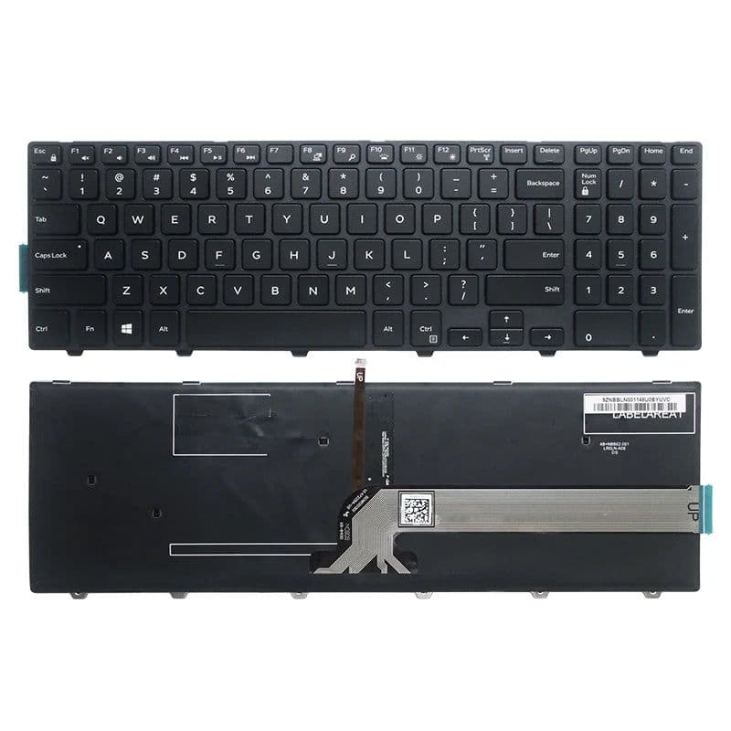 image-US/UK/SP keyboard For Dell Inspiron 15 3000 5000 3541 3542 3543 5542 3550 5545 5547 3551 3552 3559 3565 3567 3551 3558 5566 5748
