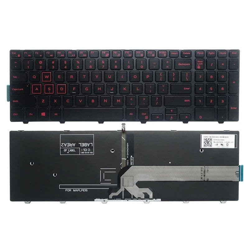image-US/UK/SP keyboard For Dell Inspiron 15 3000 5000 3541 3542 3543 5542 3550 5545 5547 3551 3552 3559 3565 3567 3551 3558 5566 5748