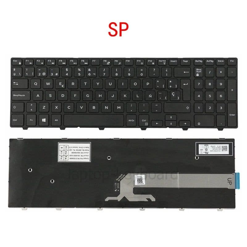 image-US/UK/SP keyboard For Dell Inspiron 15 3000 5000 3541 3542 3543 5542 3550 5545 5547 3551 3552 3559 3565 3567 3551 3558 5566 5748