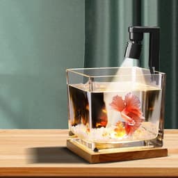 image-Mini Aquarium Light Clip Clamp USB Aquarium Light 360° Rotation Lighting Landscape Lamps For Small Fish Freshwater Planted Tank