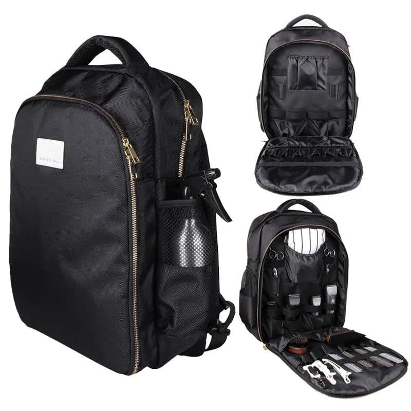 image-Barber Backpack Portable Travel Multifunction Backpack Storage Bag Barber Carrying Case for Barber Styling Makeup Tools