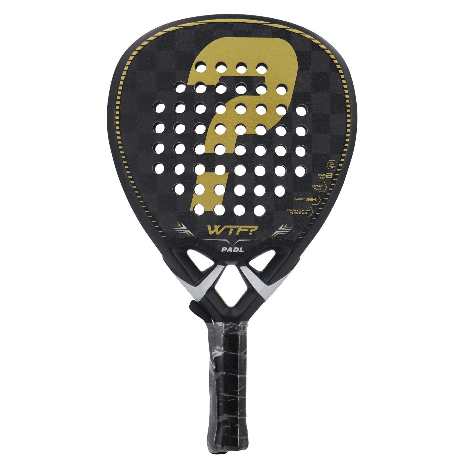 image-Professional Padel Rackets 18k Carbon fiber with EVA Memory Flex Foam Core Raqueta Outdoor Sports Ball Racket Lightweight