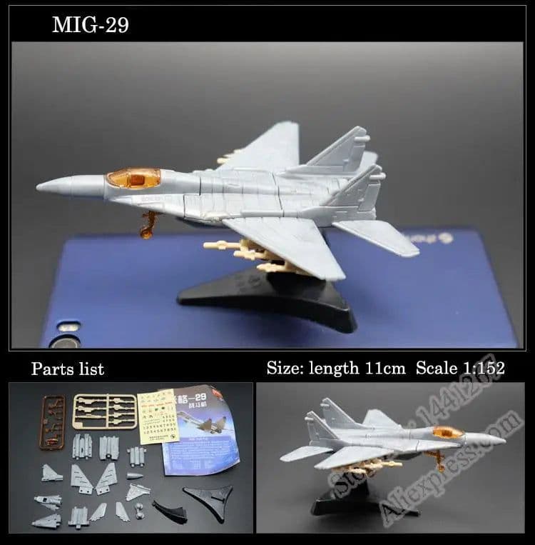 image-1pcs 1:165 4D Plastic Assembled Airplane 12cm Military Fighter Militaire Helicopter Collection For Children Sandplay Toy