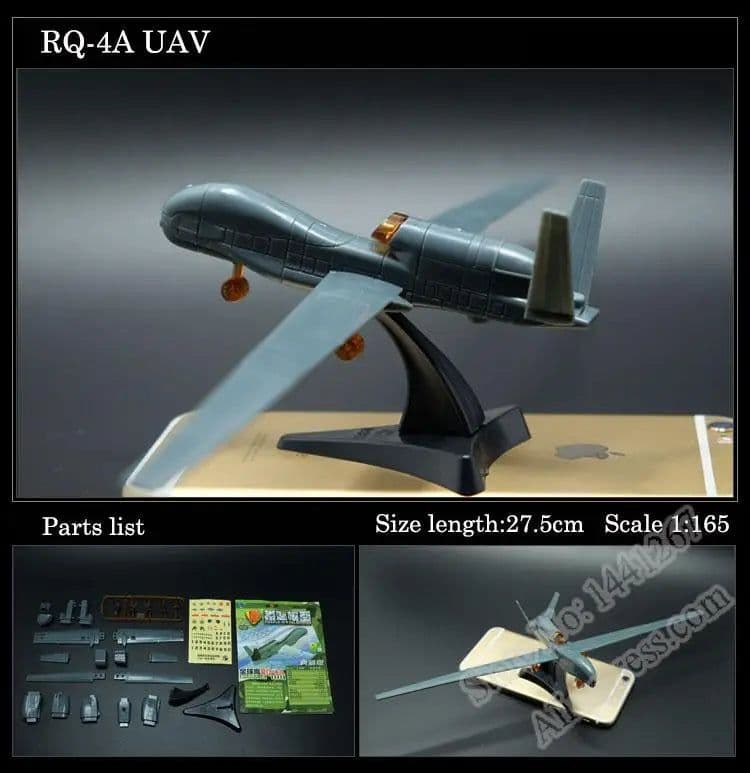 image-1pcs 1:165 4D Plastic Assembled Airplane 12cm Military Fighter Militaire Helicopter Collection For Children Sandplay Toy