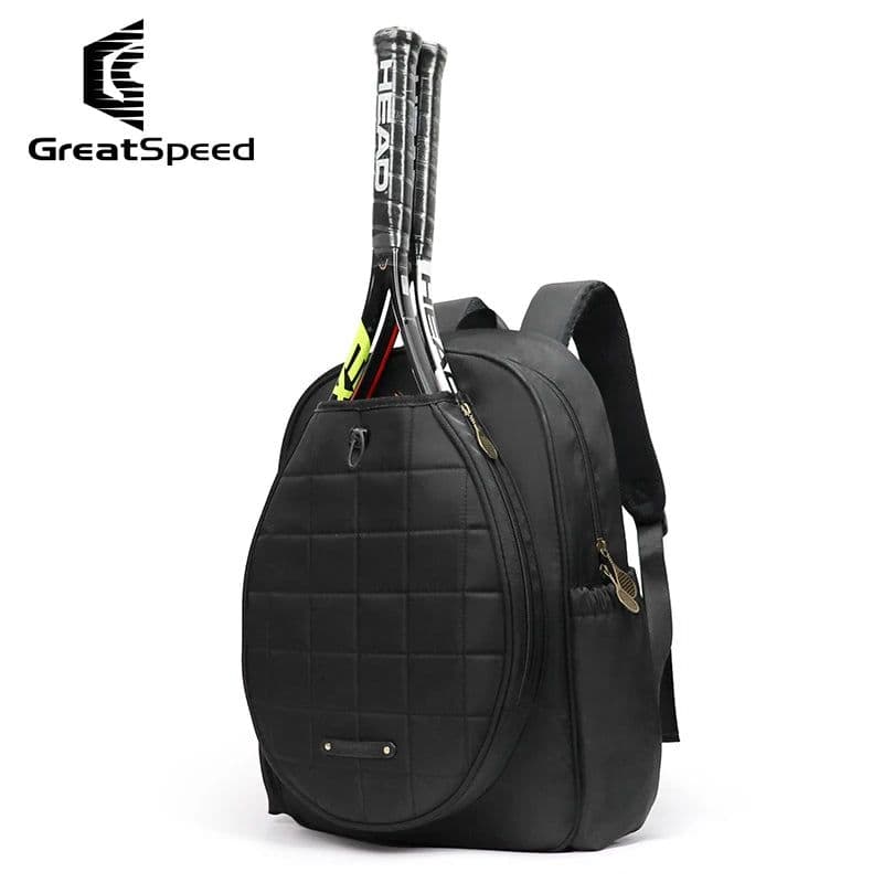image-Genuine GreatSpeed Tennis Racket Backpack Men Women Tenis Squash Sports Bag Tenis Padel Raquete Gym Bag Water Cup Cloth Backpack