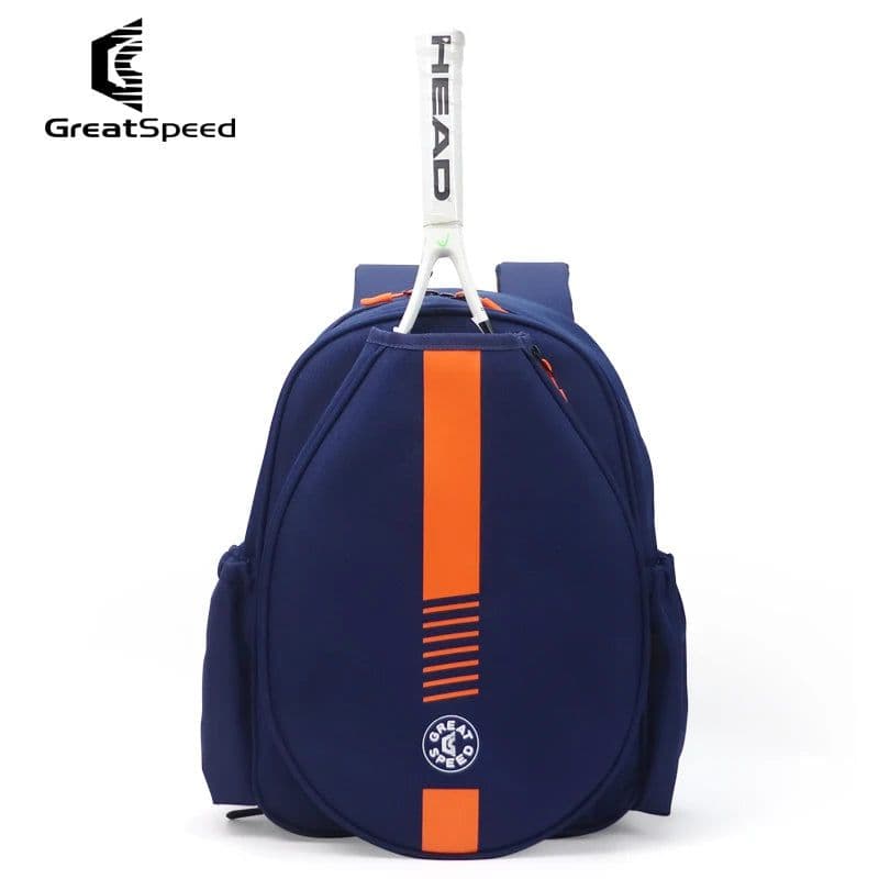 image-Genuine GreatSpeed Tennis Racket Backpack Men Women Tenis Squash Sports Bag Tenis Padel Raquete Gym Bag Water Cup Cloth Backpack