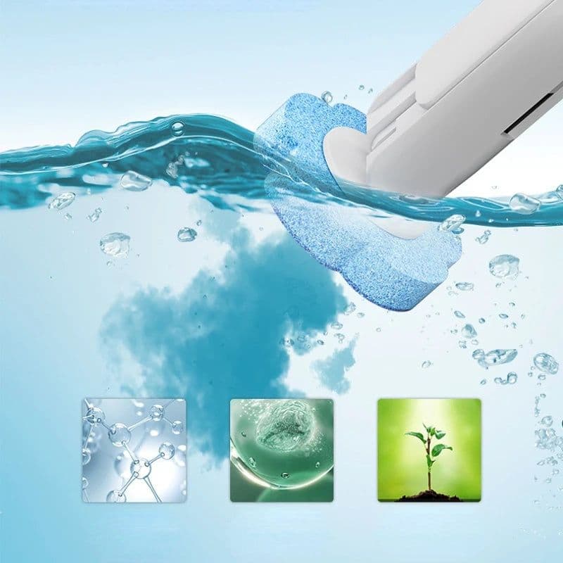 image-Disposable Toilet Brush Wall-Mounted Cleaning Tool for Bathroom Replacement Brush Head Wc Accessories
