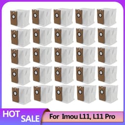image-Dust Bag Kit Accessories For Imou L11 L11 Pro Robot Vacuum Cleaner Spare Part Main Spin Edge Side Brush Hepa Filter Mop Rag