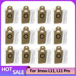 image-Dust Bag Kit Accessories For Imou L11 L11 Pro Robot Vacuum Cleaner Spare Part Main Spin Edge Side Brush Hepa Filter Mop Rag