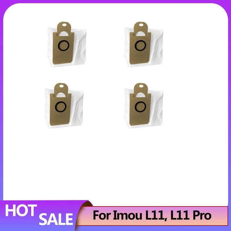 image-Dust Bag Kit Accessories For Imou L11 L11 Pro Robot Vacuum Cleaner Spare Part Main Spin Edge Side Brush Hepa Filter Mop Rag