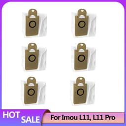 image-Dust Bag Kit Accessories For Imou L11 L11 Pro Robot Vacuum Cleaner Spare Part Main Spin Edge Side Brush Hepa Filter Mop Rag