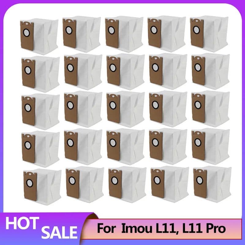 image-Dust Bag Kit Accessories For Imou L11 L11 Pro Robot Vacuum Cleaner Spare Part Main Spin Edge Side Brush Hepa Filter Mop Rag