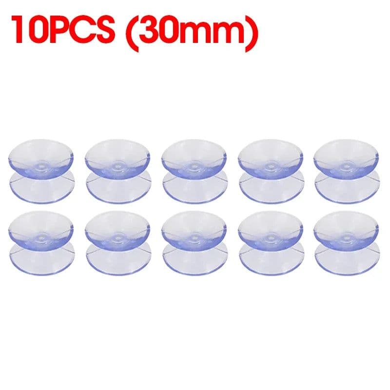 image-5/20PCS Double Sided Plastic Suction Cup Vacuum Non-slip Clear Sucker Pad for Glass Car Window Table Top Spacer DIY Soap Holder