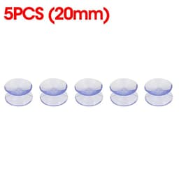 image-5/20PCS Double Sided Plastic Suction Cup Vacuum Non-slip Clear Sucker Pad for Glass Car Window Table Top Spacer DIY Soap Holder