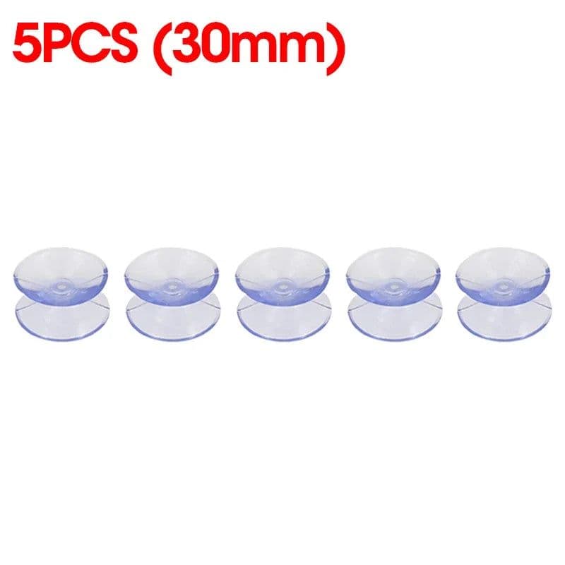 image-5/20PCS Double Sided Plastic Suction Cup Vacuum Non-slip Clear Sucker Pad for Glass Car Window Table Top Spacer DIY Soap Holder