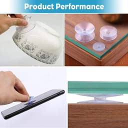 image-5/20PCS Double Sided Plastic Suction Cup Vacuum Non-slip Clear Sucker Pad for Glass Car Window Table Top Spacer DIY Soap Holder
