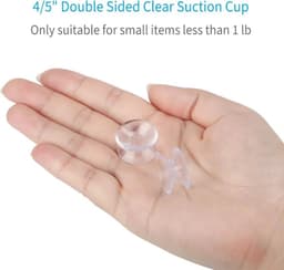 image-5/20PCS Double Sided Plastic Suction Cup Vacuum Non-slip Clear Sucker Pad for Glass Car Window Table Top Spacer DIY Soap Holder