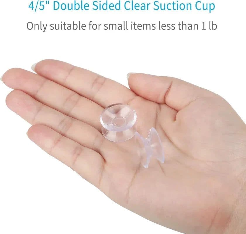 image-5/20PCS Double Sided Plastic Suction Cup Vacuum Non-slip Clear Sucker Pad for Glass Car Window Table Top Spacer DIY Soap Holder