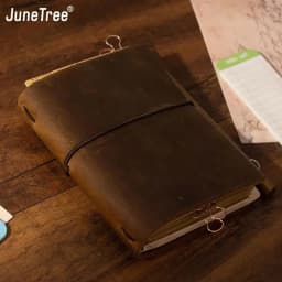 image-Vintage Refill Journals Diary leather midori notepad planner stationery nootbook note books notebook daily paper school supplies