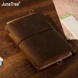image-Vintage Refill Journals Diary leather midori notepad planner stationery nootbook note books notebook daily paper school supplies
