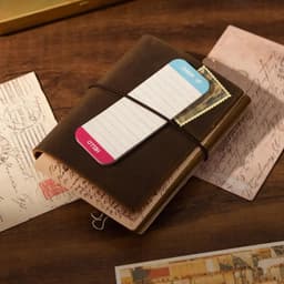 image-Vintage Refill Journals Diary leather midori notepad planner stationery nootbook note books notebook daily paper school supplies
