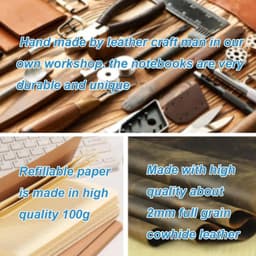 image-Vintage Refill Journals Diary leather midori notepad planner stationery nootbook note books notebook daily paper school supplies