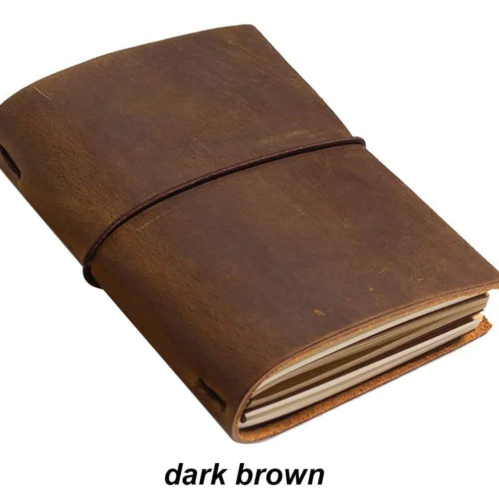 image-Vintage Refill Journals Diary leather midori notepad planner stationery nootbook note books notebook daily paper school supplies
