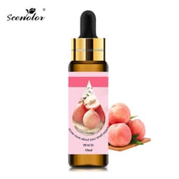 image-10ml Pure Fruit Flower Aroma Fragrance Essential Oil for Candle Soap Making Strawberry Mango Passion Musk Coconut with Dropper