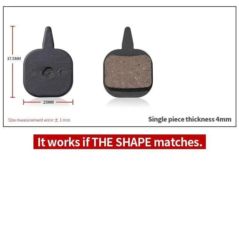 image-4 Pairs Resin MTB Cycling Bike Disc Bicycle Brake Pads for Shimano B01S Deore BR M465 475 Auriga Comp Drako Aquila Hylex