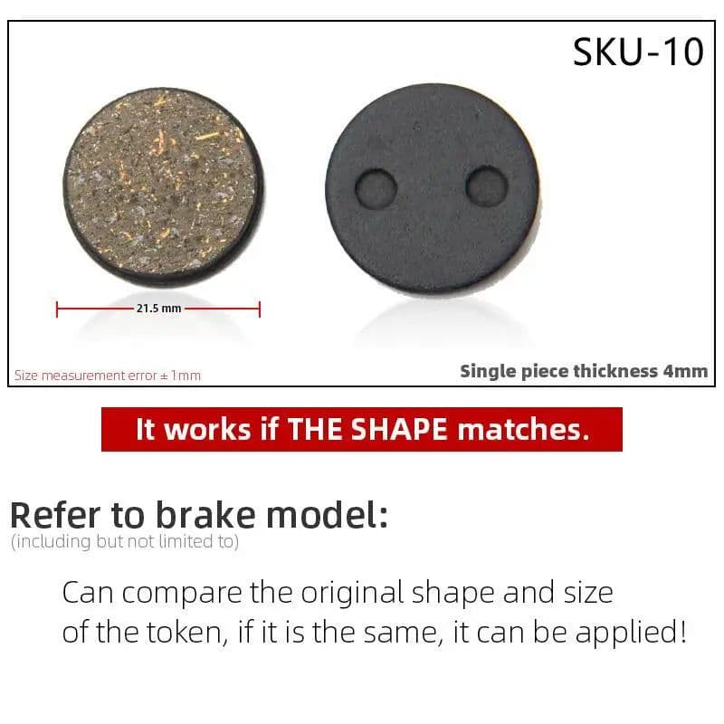 image-4 Pairs Resin MTB Cycling Bike Disc Bicycle Brake Pads for Shimano B01S Deore BR M465 475 Auriga Comp Drako Aquila Hylex