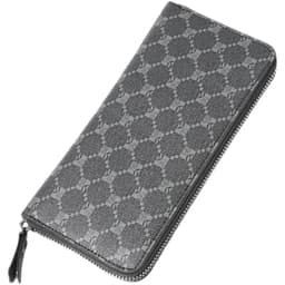 image-Xiao.p Fashion Men's High Quality Pu Leather Long Wallet Mobile Phone Card Clip Coin Purse Pattern Plaid Wallet Large Capacity