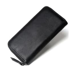 image-Xiao.p Fashion Men's High Quality Pu Leather Long Wallet Mobile Phone Card Clip Coin Purse Pattern Plaid Wallet Large Capacity