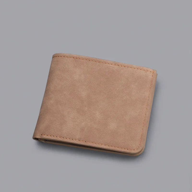 image-New Custom Engraved Photo Text Short Retro Wallet Personalized PU Leather Small Size Multi Card Slot High Quality Gift For Men
