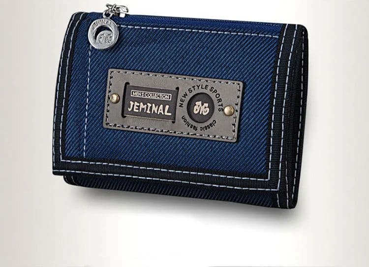 image-Wallets for Men Hasp Zipper Canvas Male Purses Short Wallet Quality Cards ID Holder Money Bags Clutches Coin Purse Burse Pocket