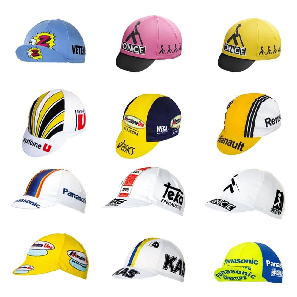 image-Classic Retro Cycling Caps Summer Bicycle Quick Dry Sports Bike Hats