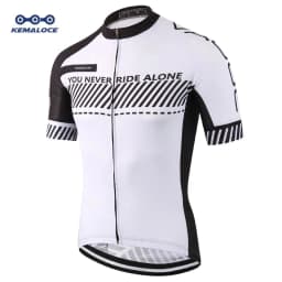 image-KEMALOCE Cycling Jersey 2022 Road Men Quick Dry Bicycle China Summer Anti-Uv MTB Dry Racing White Fit Blank XS-5XL Bike T Shirt