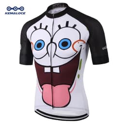 image-KEMALOCE Cycling Jersey 2022 Road Men Quick Dry Bicycle China Summer Anti-Uv MTB Dry Racing White Fit Blank XS-5XL Bike T Shirt
