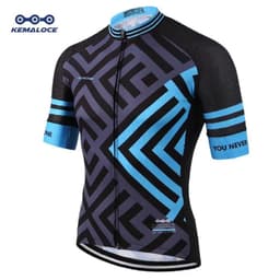 image-KEMALOCE Cycling Jersey 2022 Road Men Quick Dry Bicycle China Summer Anti-Uv MTB Dry Racing White Fit Blank XS-5XL Bike T Shirt