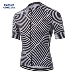 image-KEMALOCE Cycling Jersey 2022 Road Men Quick Dry Bicycle China Summer Anti-Uv MTB Dry Racing White Fit Blank XS-5XL Bike T Shirt