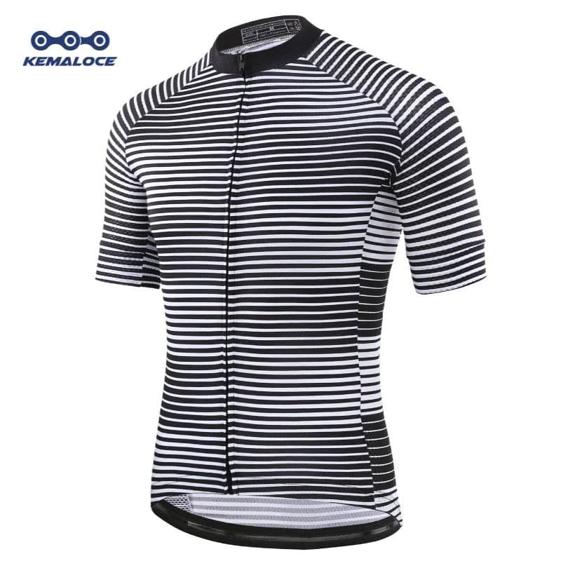 image-KEMALOCE Cycling Jersey 2022 Road Men Quick Dry Bicycle China Summer Anti-Uv MTB Dry Racing White Fit Blank XS-5XL Bike T Shirt