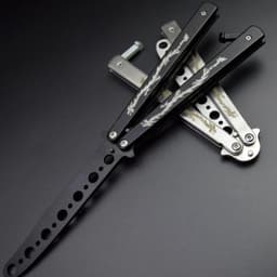 image-Foldable Comb Stainless Steel Practice Training Butterfly Knife Comb Beard Moustache Brushes Hairdressing Styling Tool