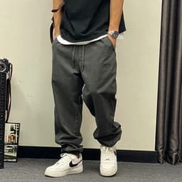 image-Plus Size Japanese Streetwear Oversize Cargo Pants Men Clothing Harajuku Casual Joggers Korean Hip Hop Baggy Trousers Male