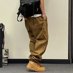image-Plus Size Japanese Streetwear Oversize Cargo Pants Men Clothing Harajuku Casual Joggers Korean Hip Hop Baggy Trousers Male