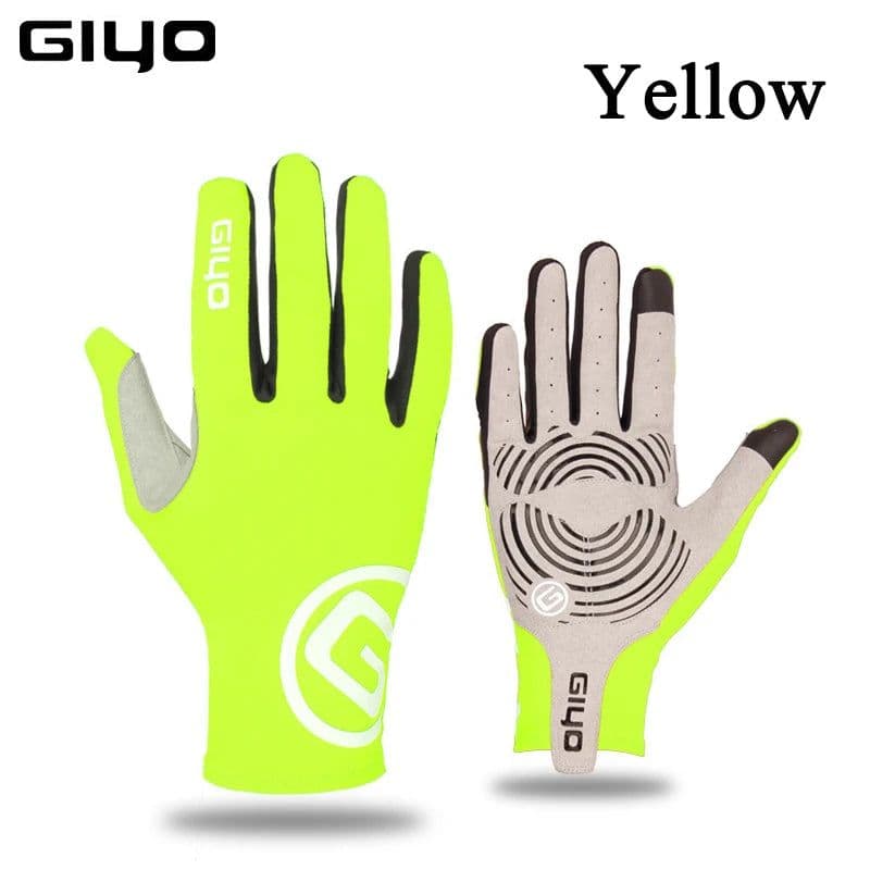image-GIYO Touch Screen Full Half Fingers Gel Breathable Sports Cycling Gloves MTB Road Bike Riding Racing Women Men Bicycle Gloves