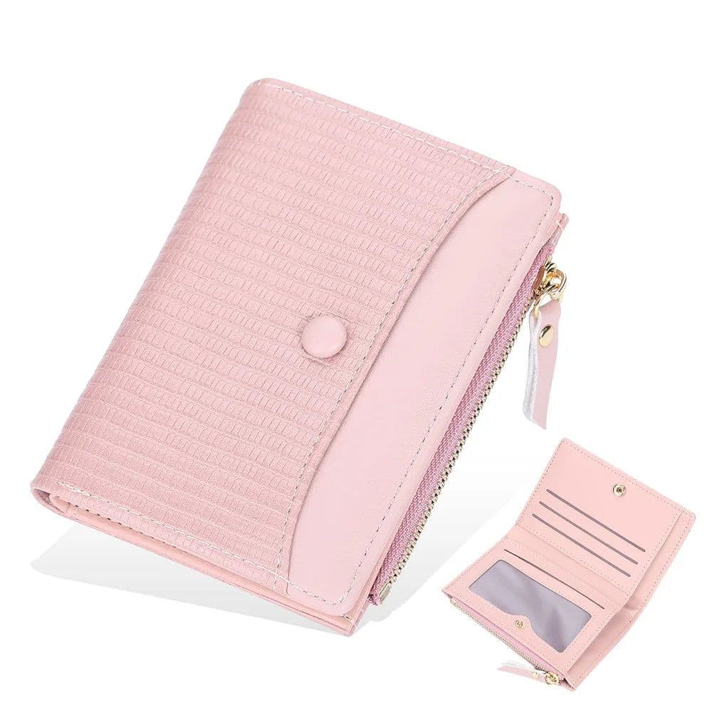image-Baellerry Women Short Wallets Mini Top Quality Card Holder Classic Female Purse Zipper Yellow Wallet For Girl