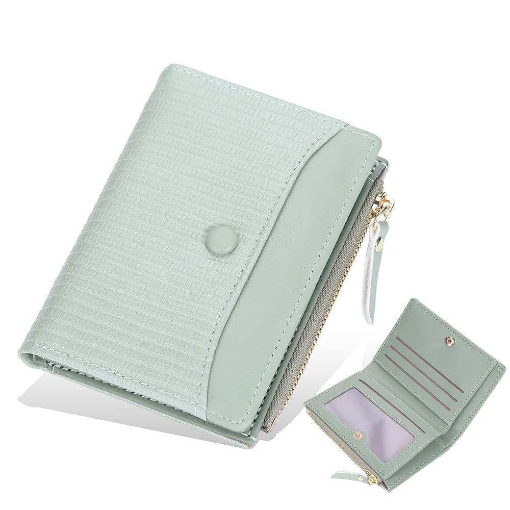 image-Baellerry Women Short Wallets Mini Top Quality Card Holder Classic Female Purse Zipper Yellow Wallet For Girl